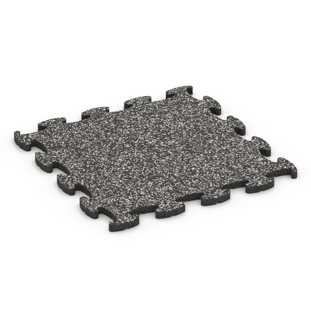 Podłoga targowa klik von WARCO im Farbdesign Ciemnoszary granit mit den Abmessungen 46 x 46 x 1,8 cm. Produktfoto von Artikel 6913 in der Aufsicht von schräg vorne.