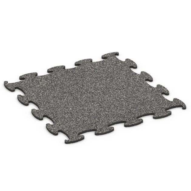 Podłoga targowa klik von WARCO im Farbdesign Ciemnoszary granit mit den Abmessungen 98 x 98 × 1,8 cm. Produktfoto von Artikel 6922 in der Aufsicht von schräg vorne.
