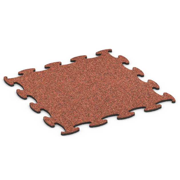 Fitness Max Floor System von WARCO im Farbdesign Etna mit den Abmessungen 98 x 98 × 1,8 cm. Produktfoto von Artikel 6872 in der Aufsicht von schräg vorne.