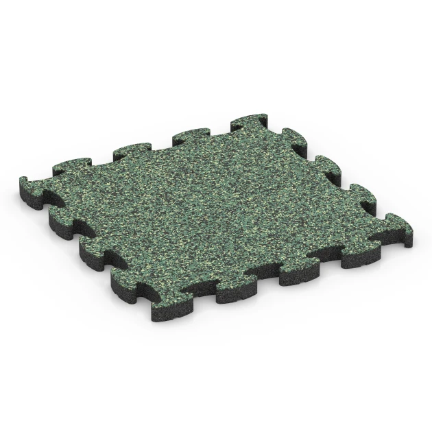 Mata puzzle na plac zabaw von WARCO im Farbdesign Trawnik angielski mit den Abmessungen 46 x 46 × 2,8 cm. Produktfoto von Artikel 6933 in der Aufsicht von schräg vorne.