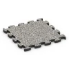 Fitness Active podłoga von WARCO im Farbdesign Szary granit mit den Abmessungen 46 x 46 × 2,8 cm. Produktfoto von Artikel 6842 in der Aufsicht von schräg vorne.