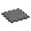 Fitness Max Floor System von WARCO im Farbdesign Ciemnoszary granit mit den Abmessungen 44,6 x 44,6 × 2,8 cm. Produktfoto von Artikel 6877 in der Aufsicht von schräg vorne.