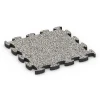 Fitness Max Floor System von WARCO im Farbdesign Szary granit mit den Abmessungen 44,6 x 44,6 × 2,8 cm. Produktfoto von Artikel 6878 in der Aufsicht von schräg vorne.