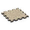 Fitness Max Floor System von WARCO im Farbdesign Trawertyn mit den Abmessungen 46 x 46 × 2,8 cm. Produktfoto von Artikel 6883 in der Aufsicht von schräg vorne.