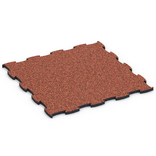 Fitness Active podłoga von WARCO im Farbdesign Etna mit den Abmessungen 97,1 x 97,1 x 2,8 cm. Produktfoto von Artikel 6854 in der Aufsicht von schräg vorne.
