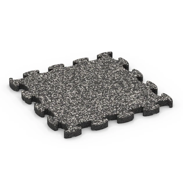 Płytki balkonowe kamienne klik von WARCO im Farbdesign Ciemnoszary granit mit den Abmessungen 30 x 30 x 1,8 cm. Produktfoto von Artikel 6814 in der Aufsicht von schräg vorne.