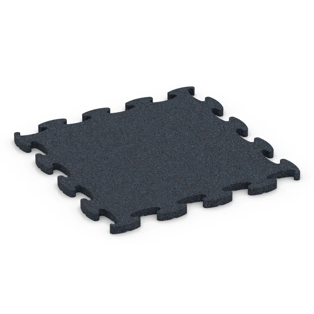 Fitness Premium podłoga sportowa von WARCO im Farbdesign Antracyt mit den Abmessungen 45,9 x 45,9 x 1,8. Produktfoto von Artikel 6960 in der Aufsicht von schräg vorne.