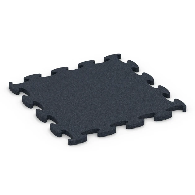 Fitness Premium podłoga Plus von WARCO im Farbdesign Antracyt mit den Abmessungen 45,9 x 45,9 x 1,8. Produktfoto von Artikel 6966 in der Aufsicht von schräg vorne.