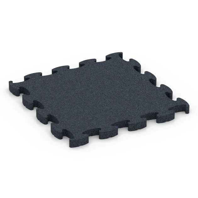 Fitness Premium podłoga sportowa von WARCO im Farbdesign Antracyt mit den Abmessungen 45,9 x 45,9 x 2,8 cm. Produktfoto von Artikel 6961 in der Aufsicht von schräg vorne.