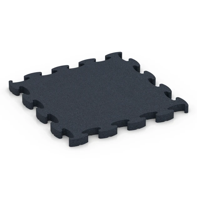 Fitness Premium podłoga Plus von WARCO im Farbdesign Antracyt mit den Abmessungen 45,9 x 45,9 x 2,8 cm. Produktfoto von Artikel 6967 in der Aufsicht von schräg vorne.