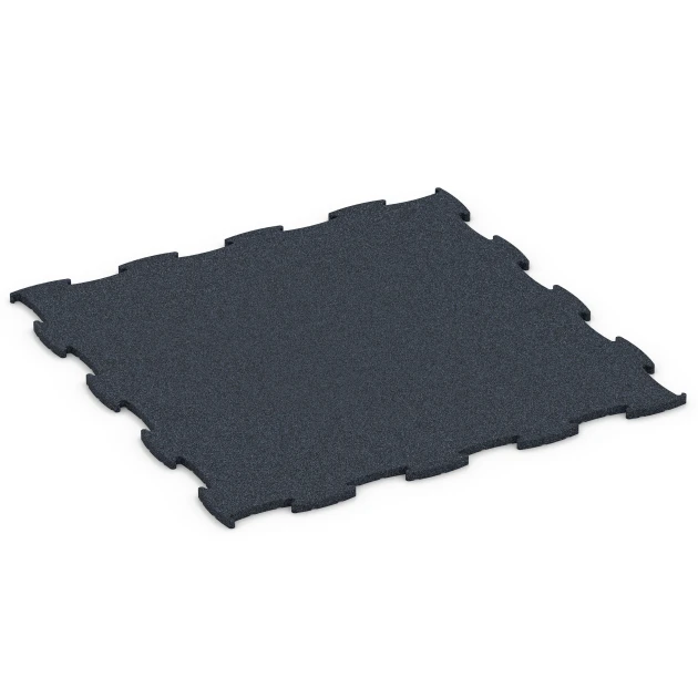 Fitness Premium podłoga sportowa von WARCO im Farbdesign Antracyt mit den Abmessungen 99 x 99 x 1,8 cm. Produktfoto von Artikel 6962 in der Aufsicht von schräg vorne.