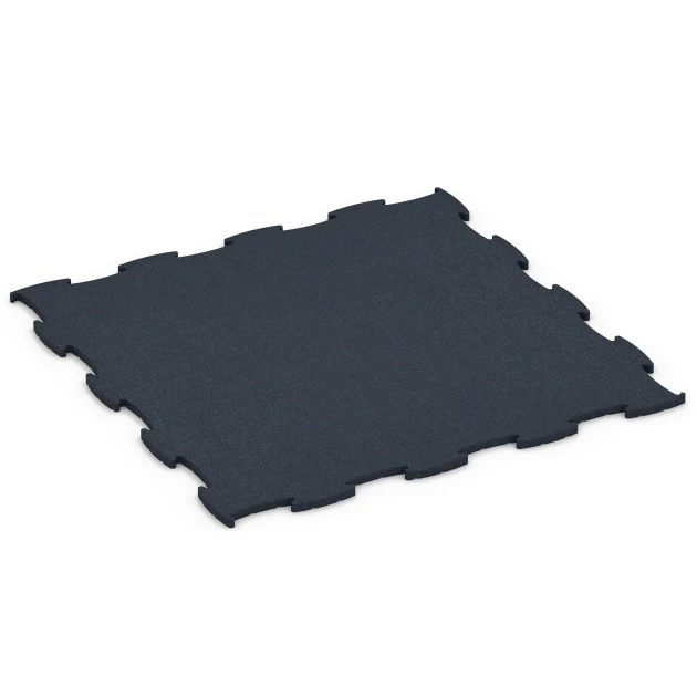 Fitness Premium podłoga Plus von WARCO im Farbdesign Antracyt mit den Abmessungen 99 x 99 x 1,8 cm. Produktfoto von Artikel 6968 in der Aufsicht von schräg vorne.