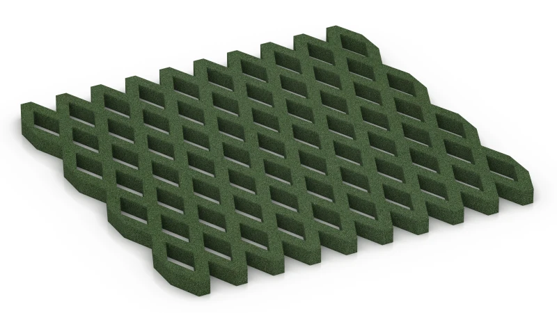 Zielony trawiasty