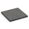 Podłoga na siłownię zewnętrzną von WARCO im Farbdesign Ciemnoszary granit mit den Abmessungen 60 x 60 x 4 cm | 0,36 m². Produktfoto von Artikel 7141 in der Aufsicht von schräg vorne.
