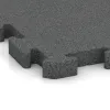 Detailaufnahme der Randausprägung von WARCO-Produkt 4073, Nawierzchnia dla psów, Format 1000 x 1000 x 40 mm, Farbe Szary łupkowy.