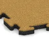 Detailaufnahme der Randausprägung von WARCO-Produkt 5293, Płytka na obrzeża basenu, Format 500 x 500 x 30 mm, Farbe Żółty cytrynowy.