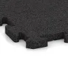 Detailaufnahme der Randausprägung von WARCO-Produkt 3330, Mata Ochronna Fitness HD, Format 1000 x 1000 x 30 mm, Farbe Antracyt.