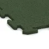 Detailaufnahme der Randausprägung von WARCO-Produkt 3961, Nawierzchnia sportowa dla psów HD, Format 1000 x 1000 x 18 mm, Farbe Zielony trawiasty.