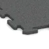 Detailaufnahme der Randausprägung von WARCO-Produkt 3962, Nawierzchnia sportowa dla psów HD, Format 1000 x 1000 x 18 mm, Farbe Szary łupkowy.