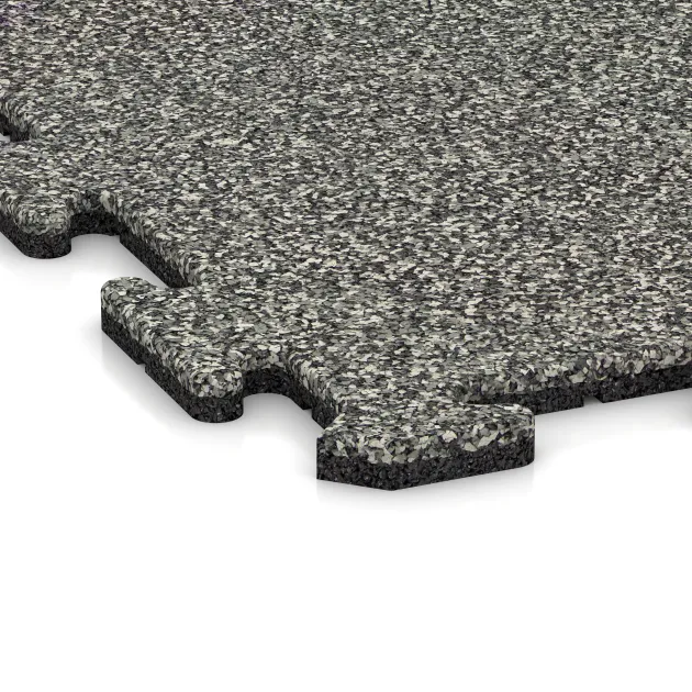 Detailaufnahme der Randausprägung von WARCO-Produkt 4766, Płyta narożna, Format 485 x 485 x 18 mm, Farbe Klasyczny granit.