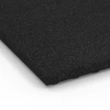 Detailaufnahme der Randausprägung von WARCO-Produkt 6646, Stallplatte, Format 100 x 50 x 4 cm, Farbe Antracyt.