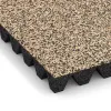 Detailaufnahme der Randausprägung von WARCO-Produkt 5582, Mata bezpieczeństwa na plac zabaw 5 cm - EN 1177 ≤ 145 cm, Format 500 x 500 x 50 mm, Farbe Trawertyn.