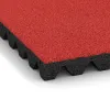 Detailaufnahme der Randausprägung von WARCO-Produkt 5572, Mata bezpieczeństwa na plac zabaw 5 cm - EN 1177 ≤ 145 cm, Format 500 x 500 x 50 mm, Farbe Ciemny róż.