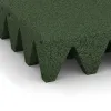 Detailaufnahme der Randausprägung von WARCO-Produkt 5627, Mata bezpieczeństwa na plac zabaw 10 cm - EN 1177 ≤ 300 cm, Format 500 x 500 x 100 mm, Farbe Zielony trawiasty.