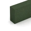 Detailaufnahme der Randausprägung von WARCO-Produkt 7030, Stopień z granulatu gumowego, Format 100 x 30 x 15 cm, Farbe Zielony trawiasty.