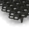 Detailaufnahme der Randausprägung von WARCO-Produkt 5207, Kratka stabilizująca grunt, Format 47,6 × 47,6 × 4 cm | 0,226 m², Farbe Matowa czerń.