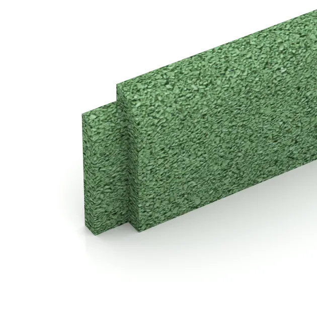 Detailaufnahme der Randausprägung von WARCO-Produkt 4295, Listwa przypodłogowa, Format 750 x 80 x 20 mm, Farbe Blady zielony.