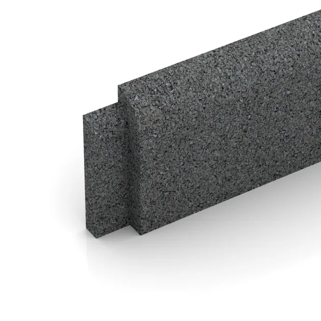 Detailaufnahme der Randausprägung von WARCO-Produkt 2266, Listwa przypodłogowa, Format 750 x 80 x 20 mm, Farbe Szary łupkowy.