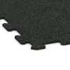Detailaufnahme der Randausprägung von WARCO-Produkt 1058, Nawierzchnia Fitness Kompakt, Format 970 x 970 x 8 mm, Farbe Zielony lekko nakrapiany.