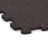 Detailaufnahme der Randausprägung von WARCO-Produkt 1110, Pokrycie schodów, Format 970 x 970 x 16 mm, Farbe Czerwony lekko nakrapiany.