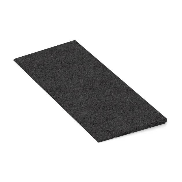 Detailaufnahme der Randausprägung von WARCO-Produkt 2308, Rampa progowa 75 cm, Format 750 x 300 x 25/8 mm, Farbe Antracyt.