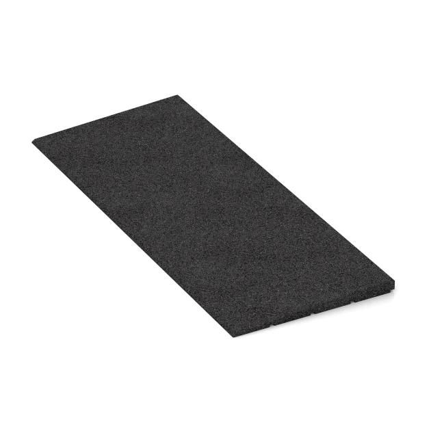 Detailaufnahme der Randausprägung von WARCO-Produkt 2308, Rampa progowa 75 cm, Format 75 x 30 cm | 8 < 25 mm, Farbe Antracyt.