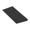 Detailaufnahme der Randausprägung von WARCO-Produkt 2428, Rampa progowa 75 cm, Format 750 x 300 x 40/8 mm, Farbe Antracyt.