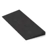 Detailaufnahme der Randausprägung von WARCO-Produkt 2508, Rampa progowa 75 cm, Format 750 x 300 x 50/8 mm, Farbe Antracyt.