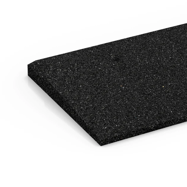 Detailaufnahme der Randausprägung von WARCO-Produkt 6595, Najazd progowy, Format 100 × 25 cm | 1 < 3 cm, Farbe Antracyt.
