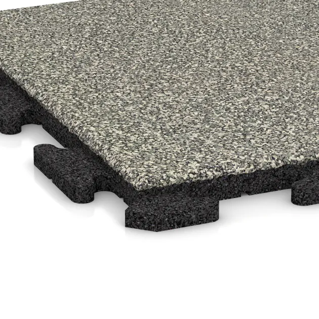 Detailaufnahme der Randausprägung von WARCO-Produkt 1208, Płytka na obrzeża basenu Classic, Format 500 x 500 x 30 mm, Farbe Jasny granit.