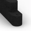 Detailaufnahme der Randausprägung von WARCO-Produkt 6639, Obrzeże gumowe, Format 100 x 15 x 30 cm, Farbe Antracyt.