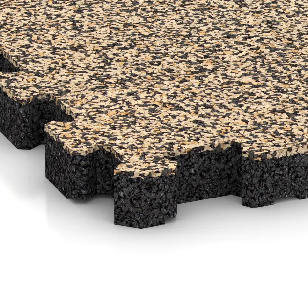 Detailaufnahme der Randausprägung von WARCO-Produkt 6108, Płytka na obrzeża basenu bezfugowa, Format 306 x 306 x 30 mm, Farbe Trawertyn.