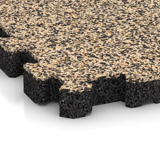 Detailaufnahme der Randausprägung von WARCO-Produkt 6108, Płytka na obrzeża basenu bezfugowa, Format 30,6 x 30,6 x 3 cm | 0,094 m², Farbe Trawertyn.