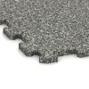 Detailaufnahme der Randausprägung von WARCO-Produkt 0959, Nawierzchnia Fitness Kompakt, Format 485 x 485 x 16 mm, Farbe Klasyczny granit.