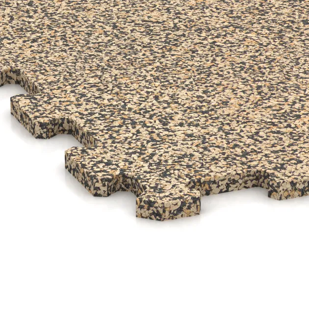 Detailaufnahme der Randausprägung von WARCO-Produkt 1090, Płytka schodowa, Format 970 x 970 x 16 mm, Farbe Trawertyn.