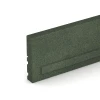 Detailaufnahme der Randausprägung von WARCO-Produkt 3786, Krawężnik gumowy elastyczny, Format 100 × 5 × 25 cm, Farbe Zielony trawiasty.