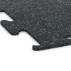 Detailaufnahme der Randausprägung von WARCO-Produkt 3754, Nawierzchnia Fitness Performance Elite, Format 1000 x 1000 x 10 mm, Farbe Niebiesko lekko nakrapiany.