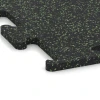 Detailaufnahme der Randausprägung von WARCO-Produkt 6979, Fitness Performance Elite Nawierzchnia Treningowa, Format 100 x 100 x 2 cm | 1,00 m², Farbe Zielony lekko nakrapiany.