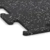 Detailaufnahme der Randausprägung von WARCO-Produkt 3780, Nawierzchnia Fitness Performance Elite, Format 500 x 500 x 15 mm, Farbe Szary lekko nakrapiany.