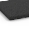 Detailaufnahme der Randausprägung von WARCO-Produkt 6283, Płyty amortyzujące, Format 50 x 50 x 4 cm, Farbe Antracyt.